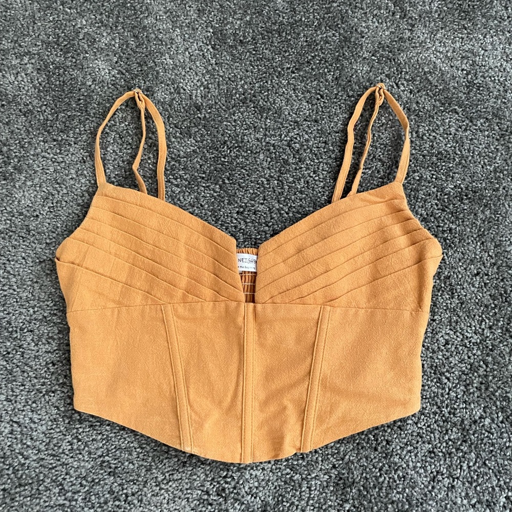 Corset crop top